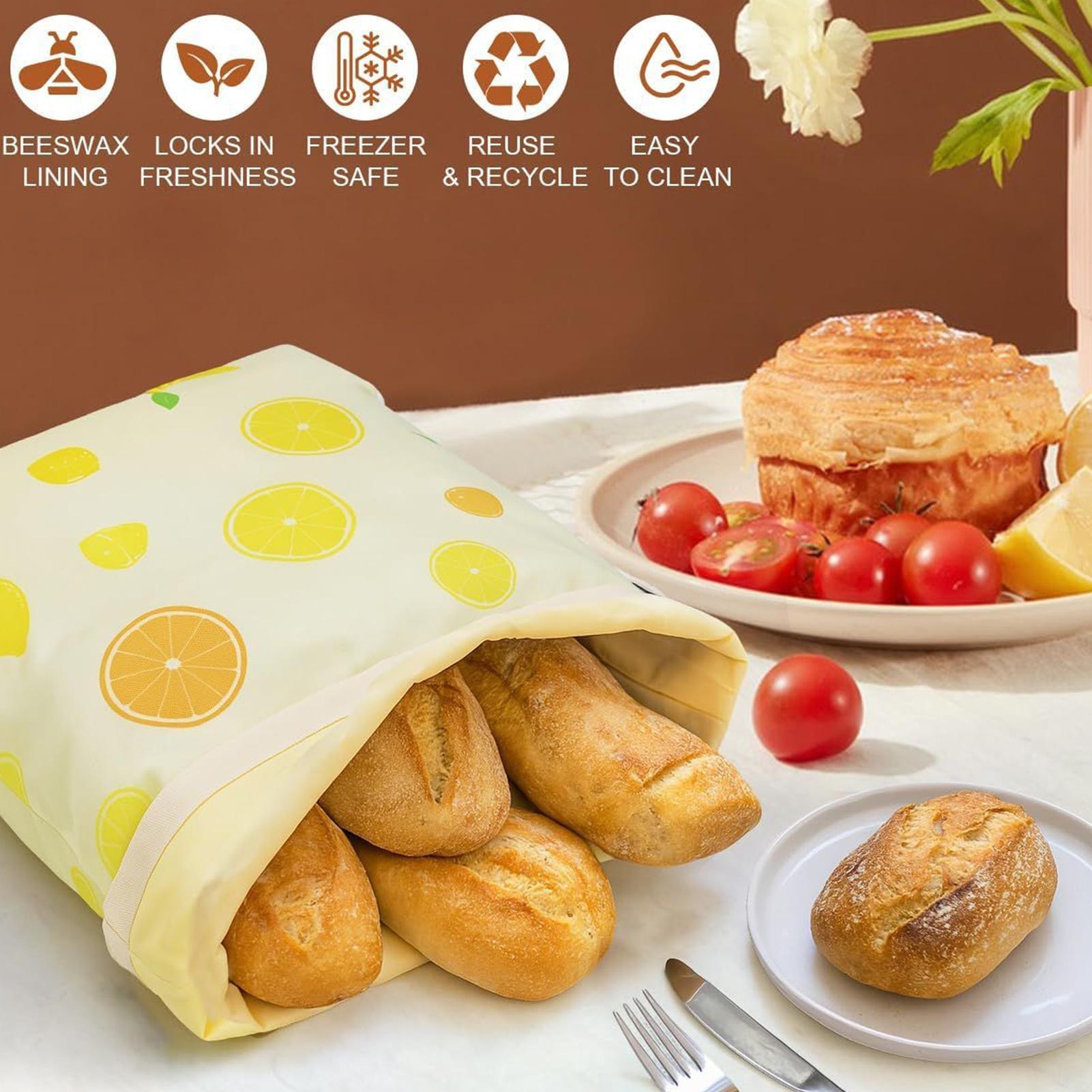 パン袋 再利用可能 再利用可能なパン食品保存袋 食品保存ポー - Food Storage Plastic Bag のレビューと価格