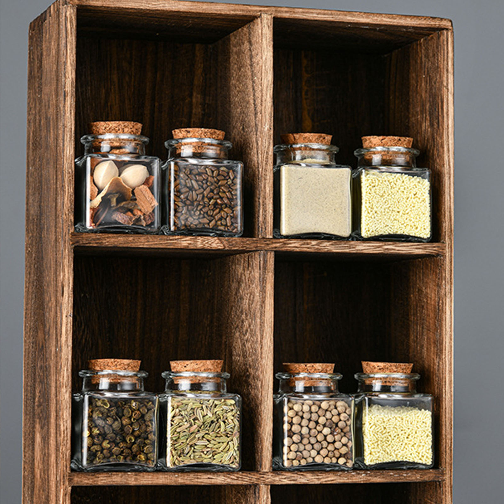 1/5/10 個ガラス保存瓶キッチンパントリーオーガナイザー - Food Storage Jar Glass のレビューと価格