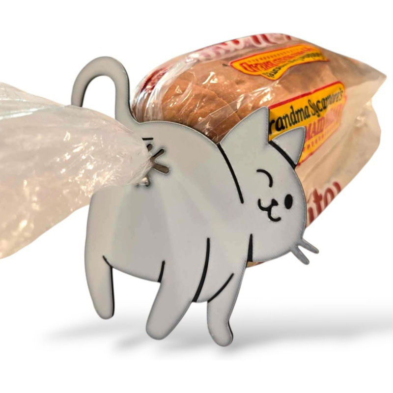 2個入り 3D猫尻パン袋クリップ スナック袋シーリングクリッ - Food Storage Plastic Bag のレビューと価格