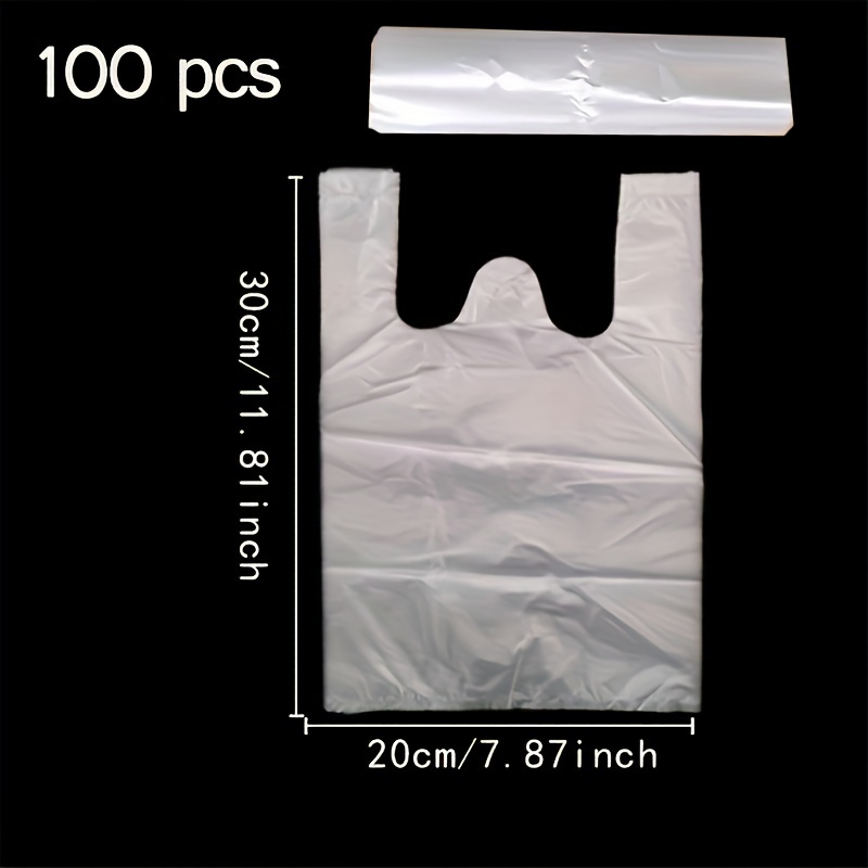 100 個ミニ透明使い捨てビニール袋 3 サイズオプションス - Food Storage Plastic Bag のレビューと価格