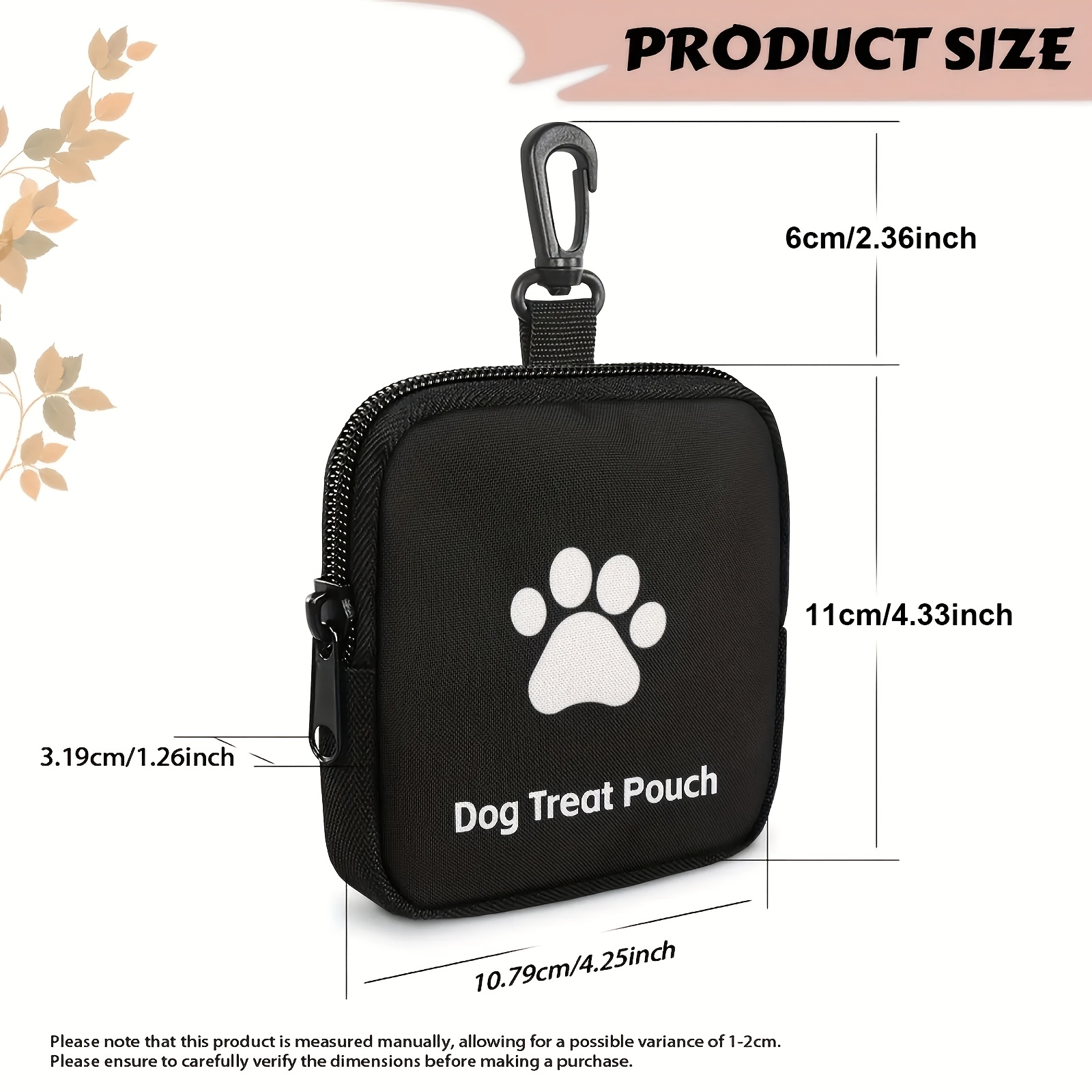 犬の訓練用おやつポーチ、旅行用ポータブルペットスナックバッグ - Food Storage Zipper Bags のレビューと価格