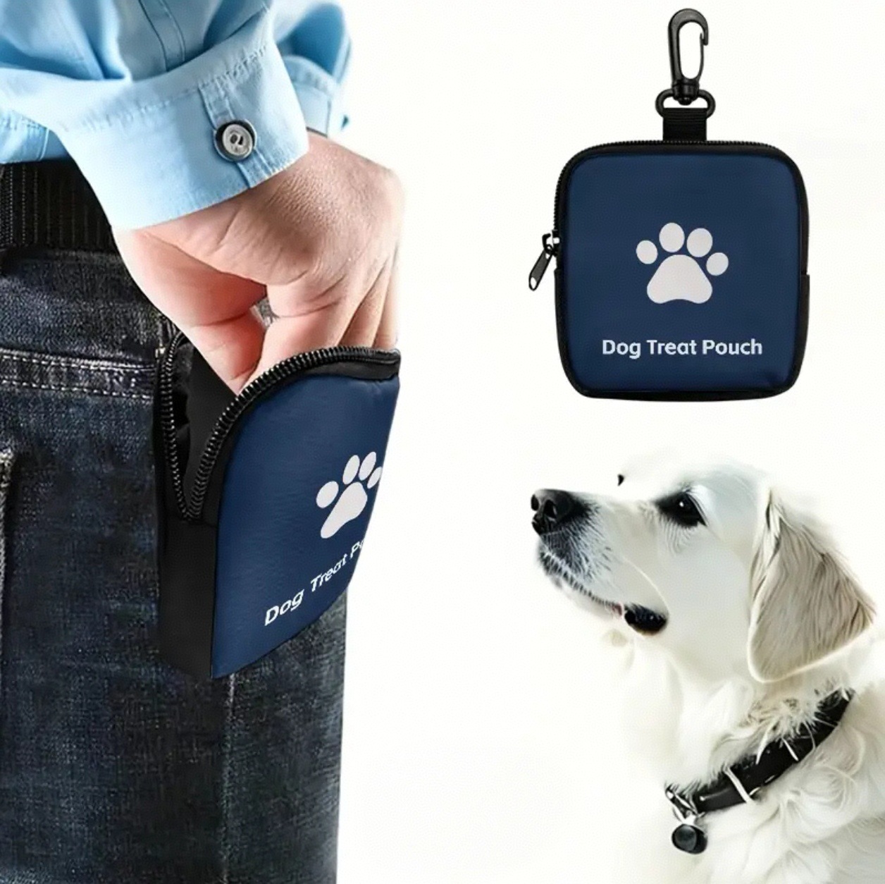 犬の訓練用おやつポーチ、旅行用ポータブルペットスナックバッグ - Food Storage Zipper Bags のレビューと価格