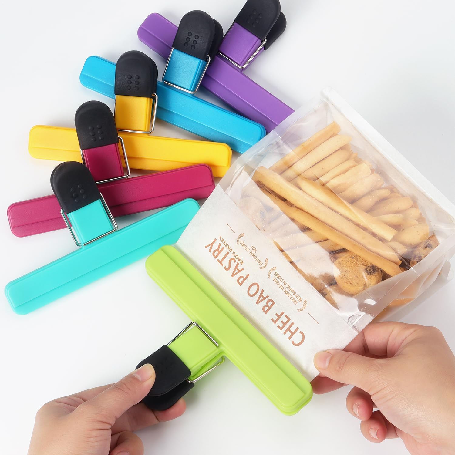 3-12 個多目的シールクリップ耐久性のあるキッチンスナック - Food Storage Organization のレビューと価格