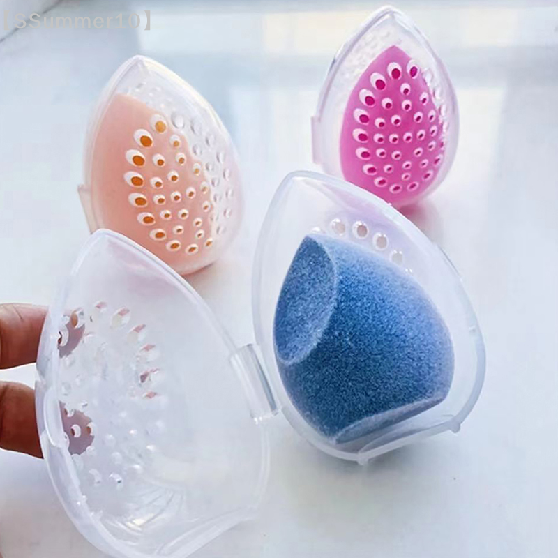 【SSummer10】卵型プラスチック製化粧パフホルダースタ - Egg Storage Holder のレビューと価格