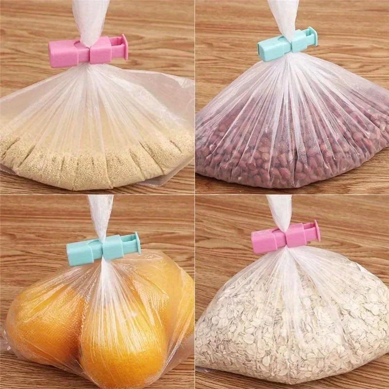 2-12 個ポータブルキッチン収納食品スナックシールシールバ - Food Storage Plastic Bag のレビューと価格