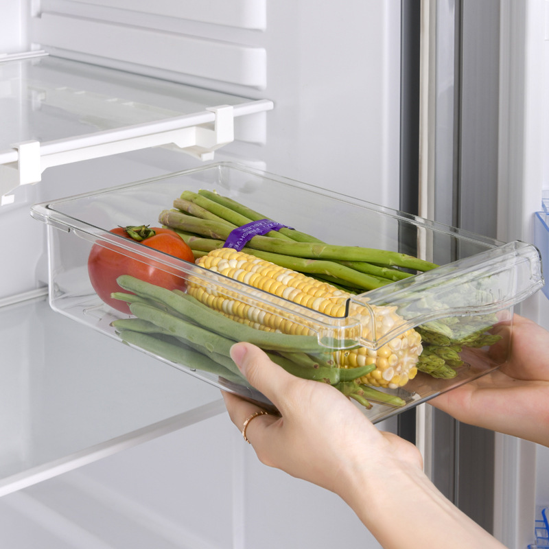 冷蔵庫卵収納ボックス、引き出しスタイルの食品と果物の収納ボッ - Egg Storage Holder のレビューと価格