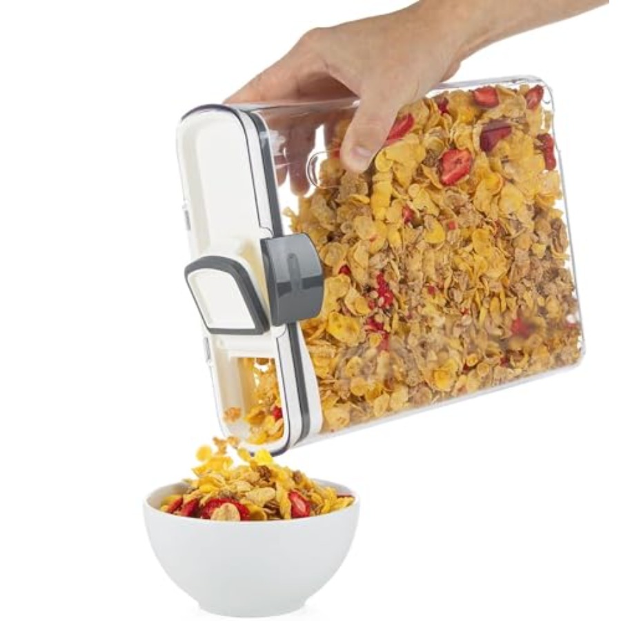気密食品保存容器セット 透明プラスチック製小麦粉・砂糖キャニ - Food Storage Canister のレビューと価格