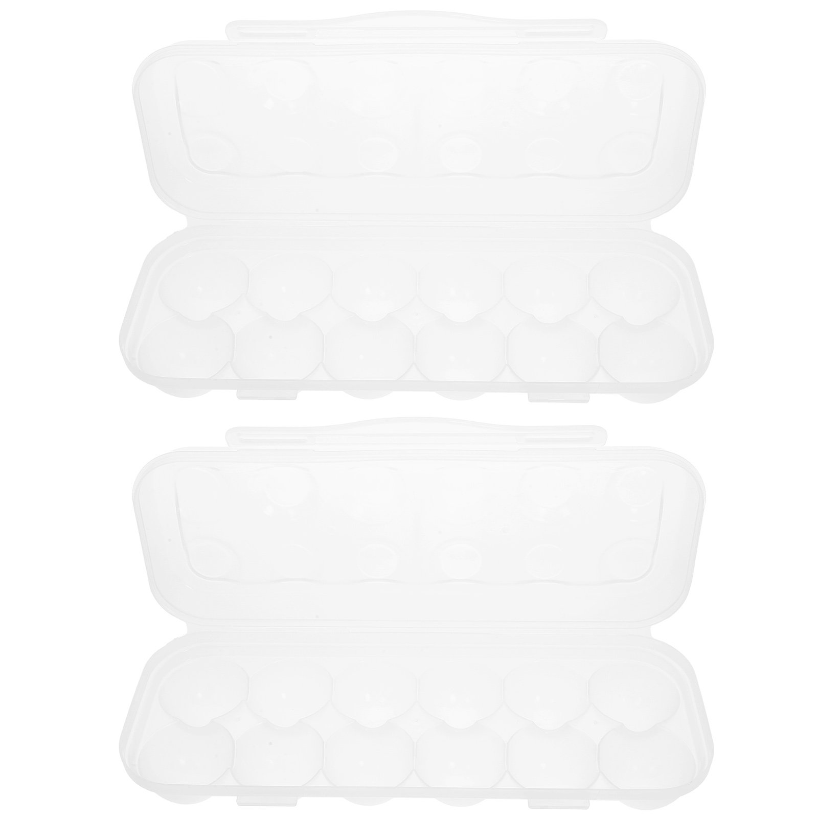 2個入り卵収納オーガナイザー プラスチック製 12グリッド  - Egg Storage Holder のレビューと価格