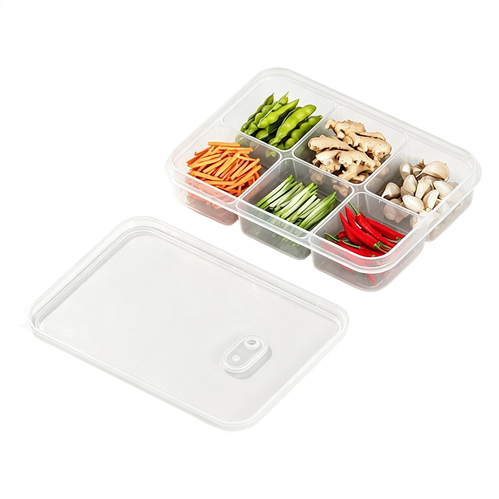 1PC 冷蔵庫収納ボックス肉野菜鮮度保持収納ボックス透明食品 - Food Storage Box Plastic のレビューと価格