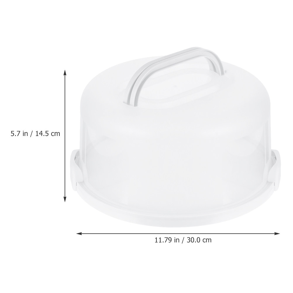 ケーキ収納ボックス 10 インチラウンド再利用可能な Pp  - Food Storage Box Plastic のレビューと価格