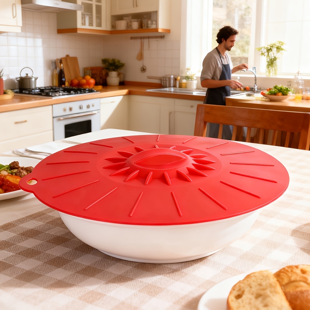 5ピースシリコン蓋、耐熱電子レンジ用防滴蓋、シリコン鍋蓋、カ - Food Storage Silicone のレビューと価格