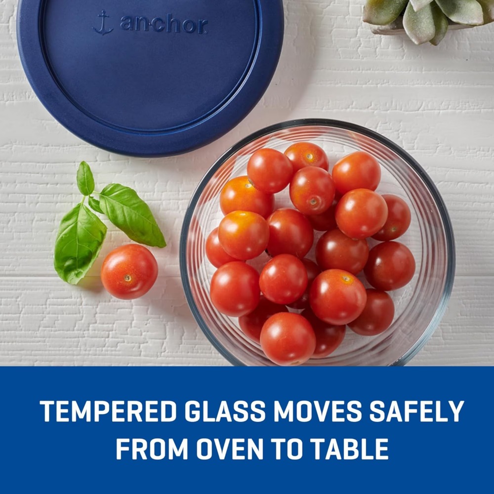 2個セット 丸型ガラス製食品保存容器 気密蓋付き 4カップ容 - Food Storage Glass Round のレビューと価格