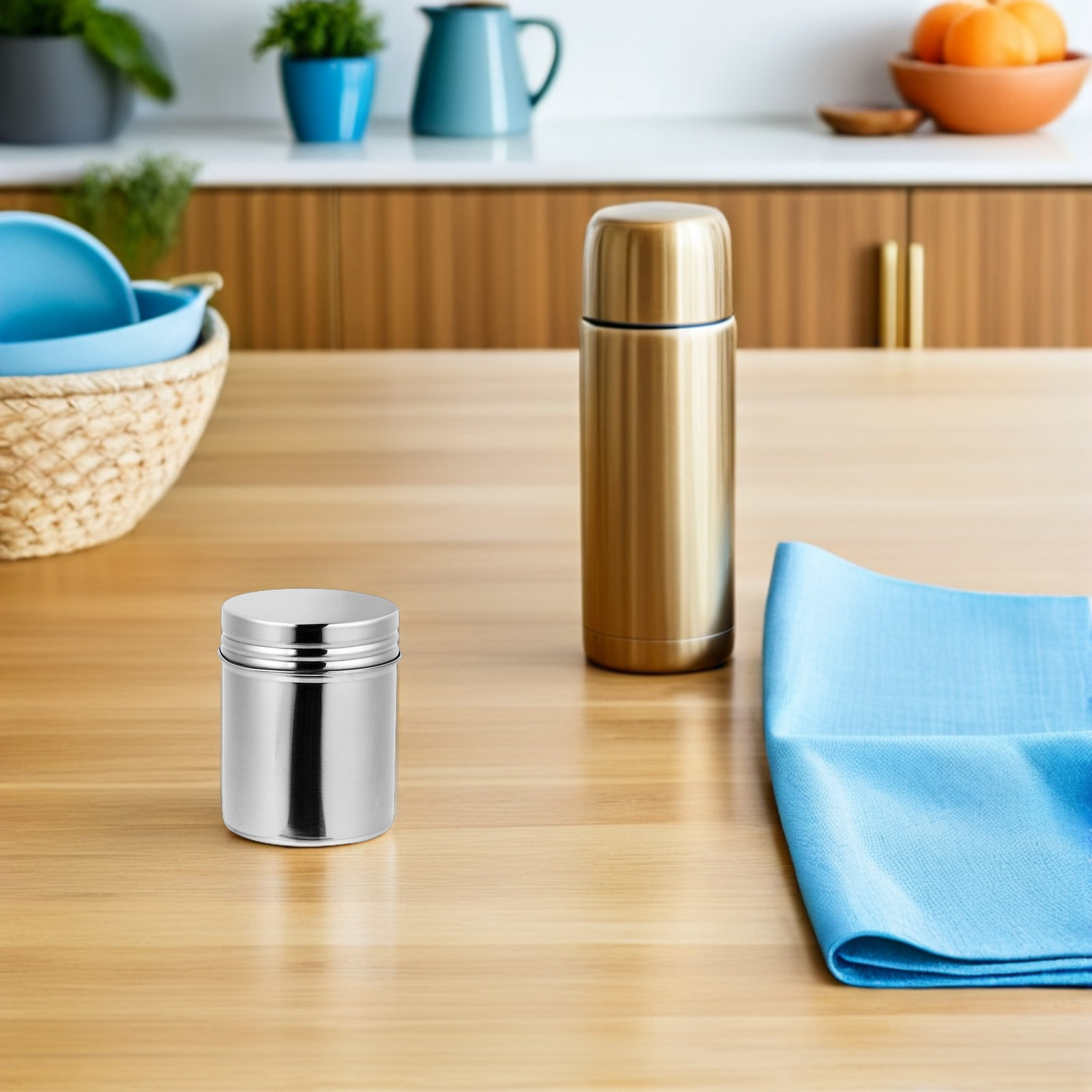 2 個のステンレス鋼キャニスター 304 食品保存容器気密シ - Food Storage Canister のレビューと価格