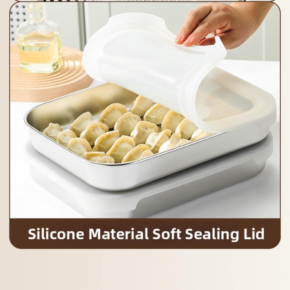 ステンレス製食品保存容器、316シリコン蓋付き、正方形鮮度保 - Food Storage Silicone のレビューと価格