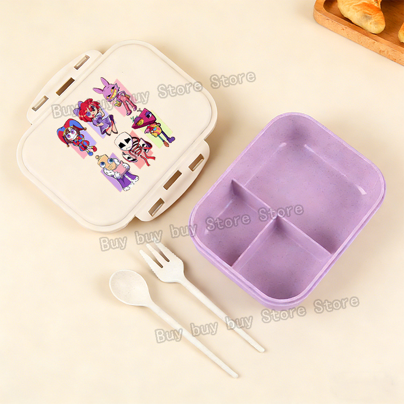アニメアメージングデジタルサーカスランチボックスポータブル弁 - Food Storage System のレビューと価格