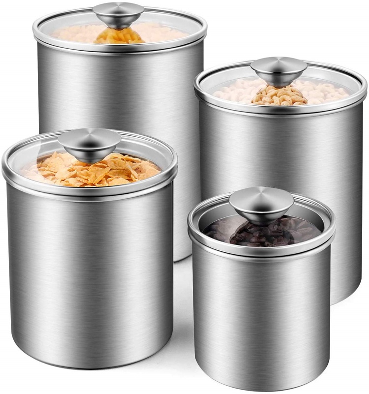 食品保存容器 茶葉 コーヒー 砂糖 小麦粉 密閉 キッチン  - Food Storage Canister のレビューと価格