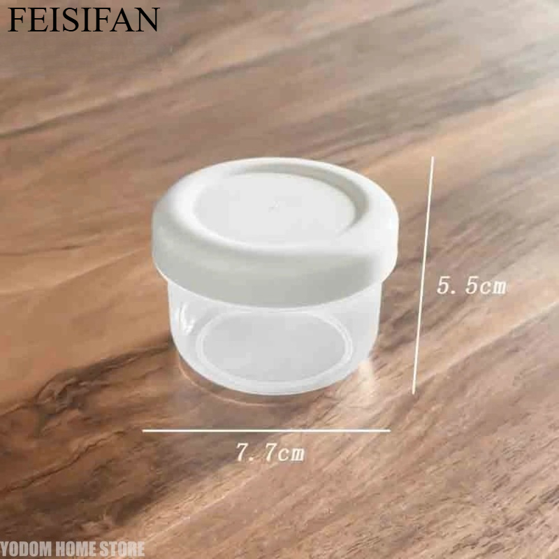 持ち運び可能な丸型プラスチック製食品保存容器（蓋付き）、キッ - Food Storage Box Plastic のレビューと価格