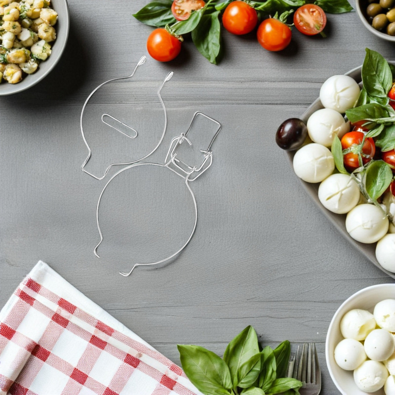 4 個のステンレス鋼シーリングバックルワイヤーロッククリップ - Food Storage Jar Glass のレビューと価格