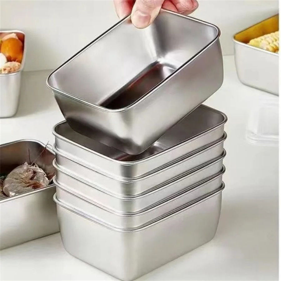 1/3/5 個ステンレス鋼食品収納ボックス鮮度保持ボックス蓋 - Food Storage System のレビューと価格