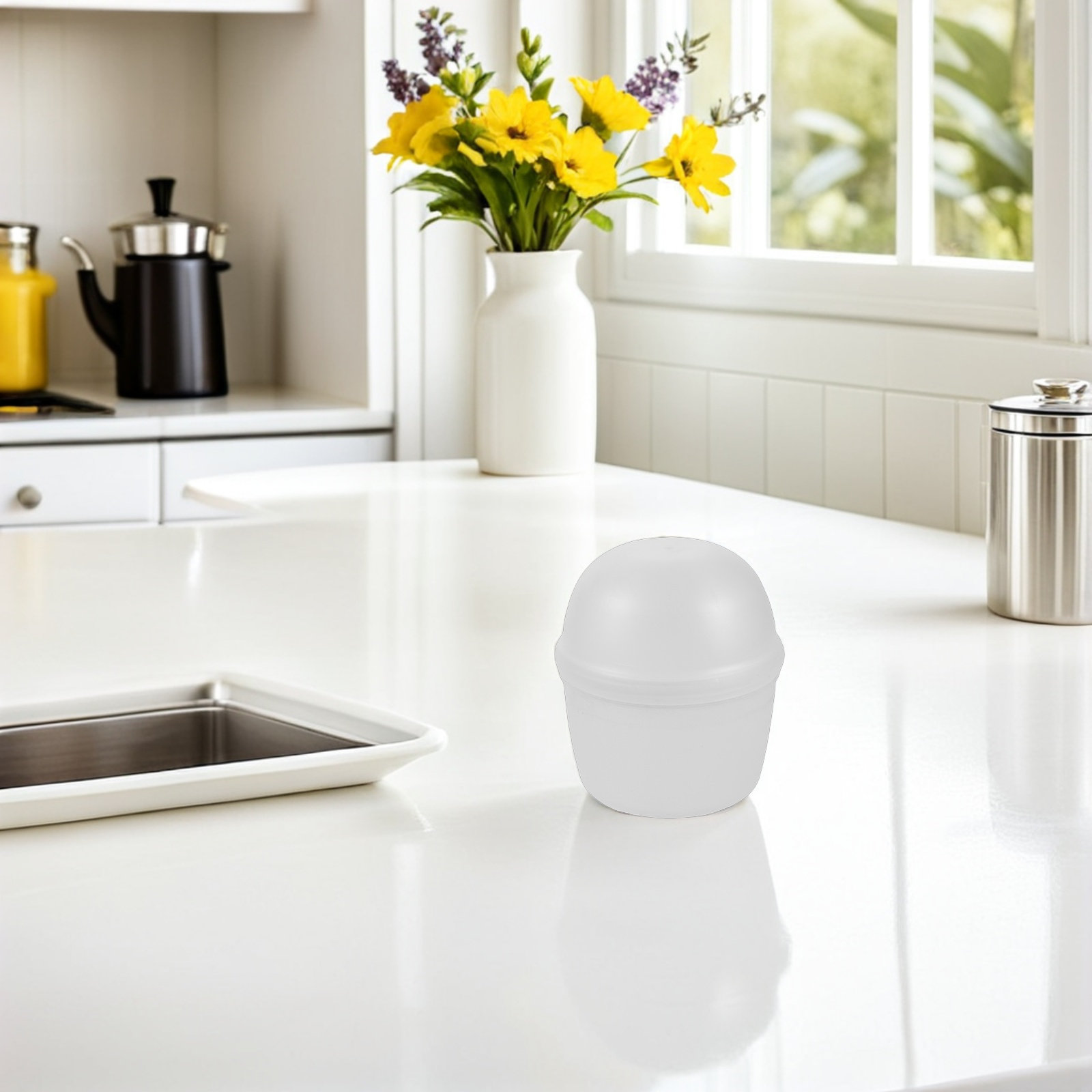 10個入りフロスト加工気密シリアル保存容器 ドーム型蓋付き  - Food Storage In The Kitchen のレビューと価格
