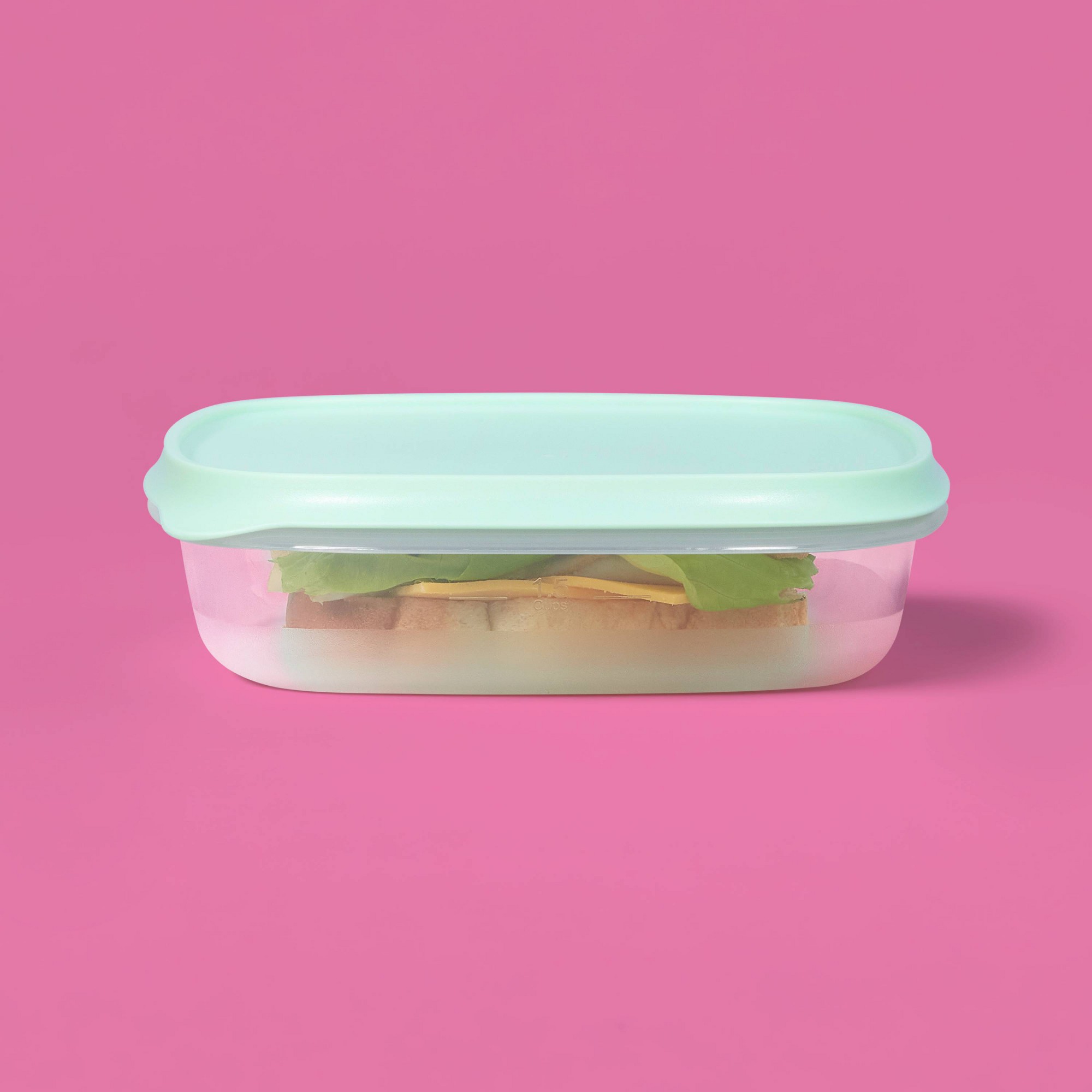 3立方インチの正方形食品保存容器、スナップ蓋付き、キッチン整 - Food Storage Prep Containers のレビューと価格