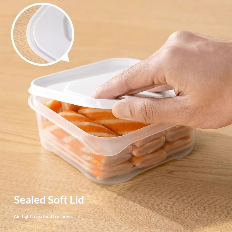 2000ml冷蔵庫用冷凍肉鮮度保持ボックス、耐冷プラスチック - Food Storage Box Plastic のレビューと価格