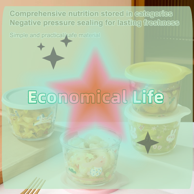[MOA]丸型食品保存容器ガラスピクルス密封瓶冷蔵庫用果物野 - Food Storage Glass Round のレビューと価格
