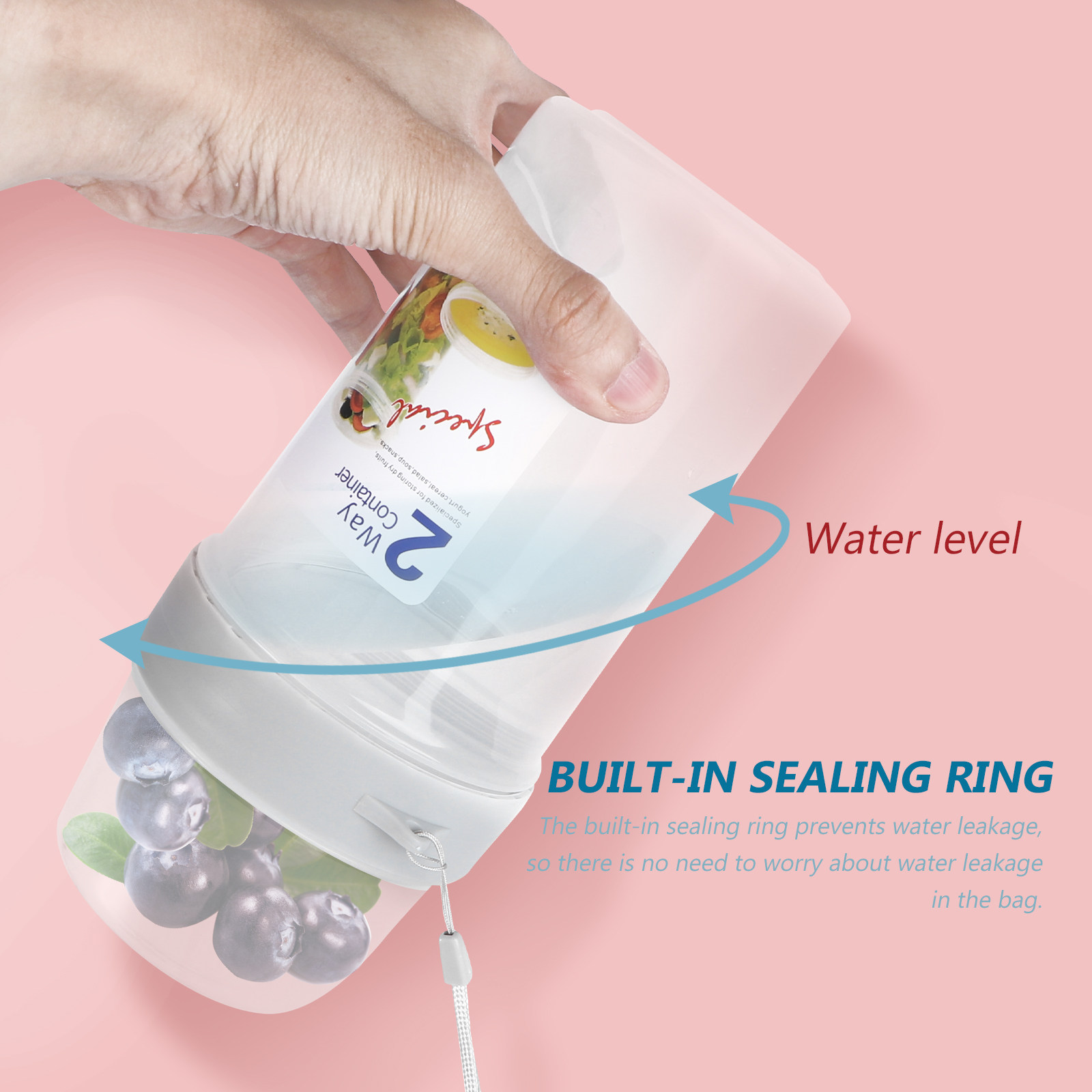 2 個二重層シール収納ボックスポータブル鮮度保持食品容器大容 - Food Storage Box Plastic のレビューと価格