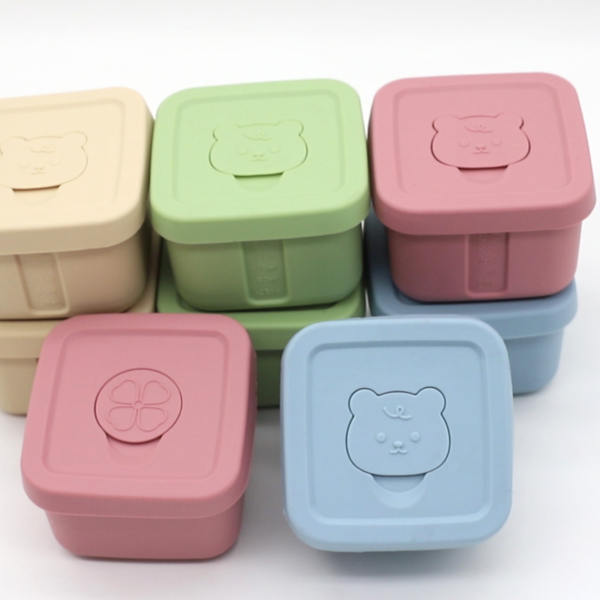 シリコーン食品サプリメントボックス冷凍鮮度保持ボックス蓋付き - Food Storage Silicone のレビューと価格
