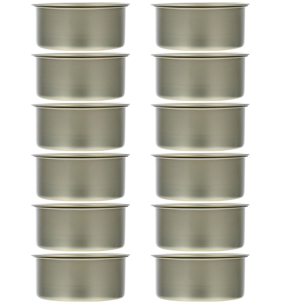 12個入り密封ブリキ容器 空き缶 デザートケーキ クッキー  - Food Storage Plastic Container のレビューと価格
